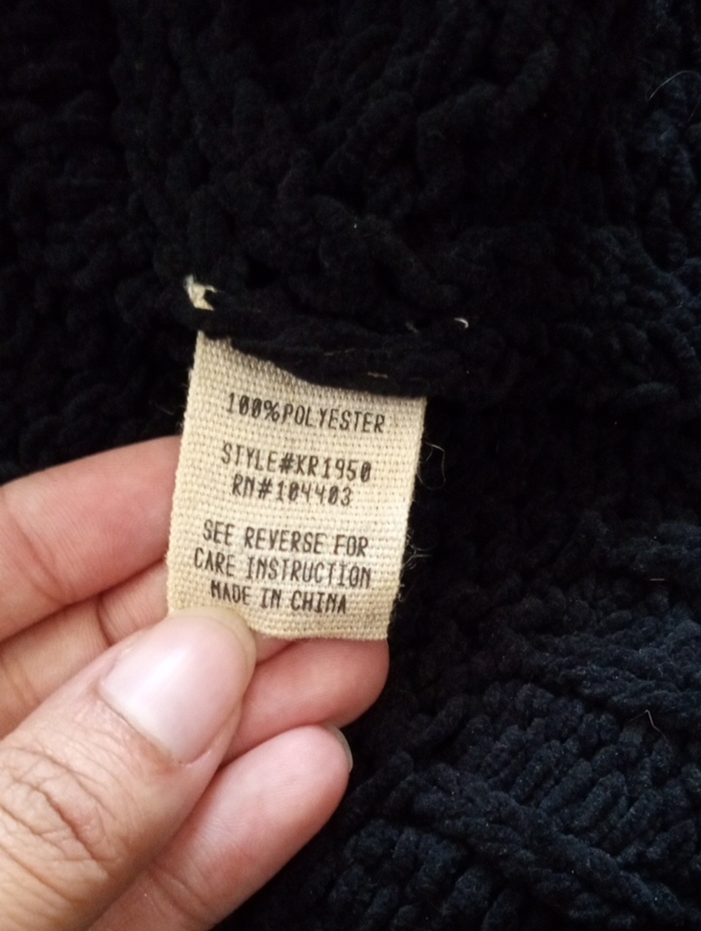 Anthropologie Moon River Colorblock Chenille V Neck Sweater Black White Small - Picture 7 of 10